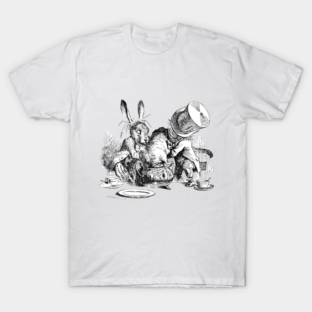 The Mad Hatter Tea Party T-Shirt by tfortwo